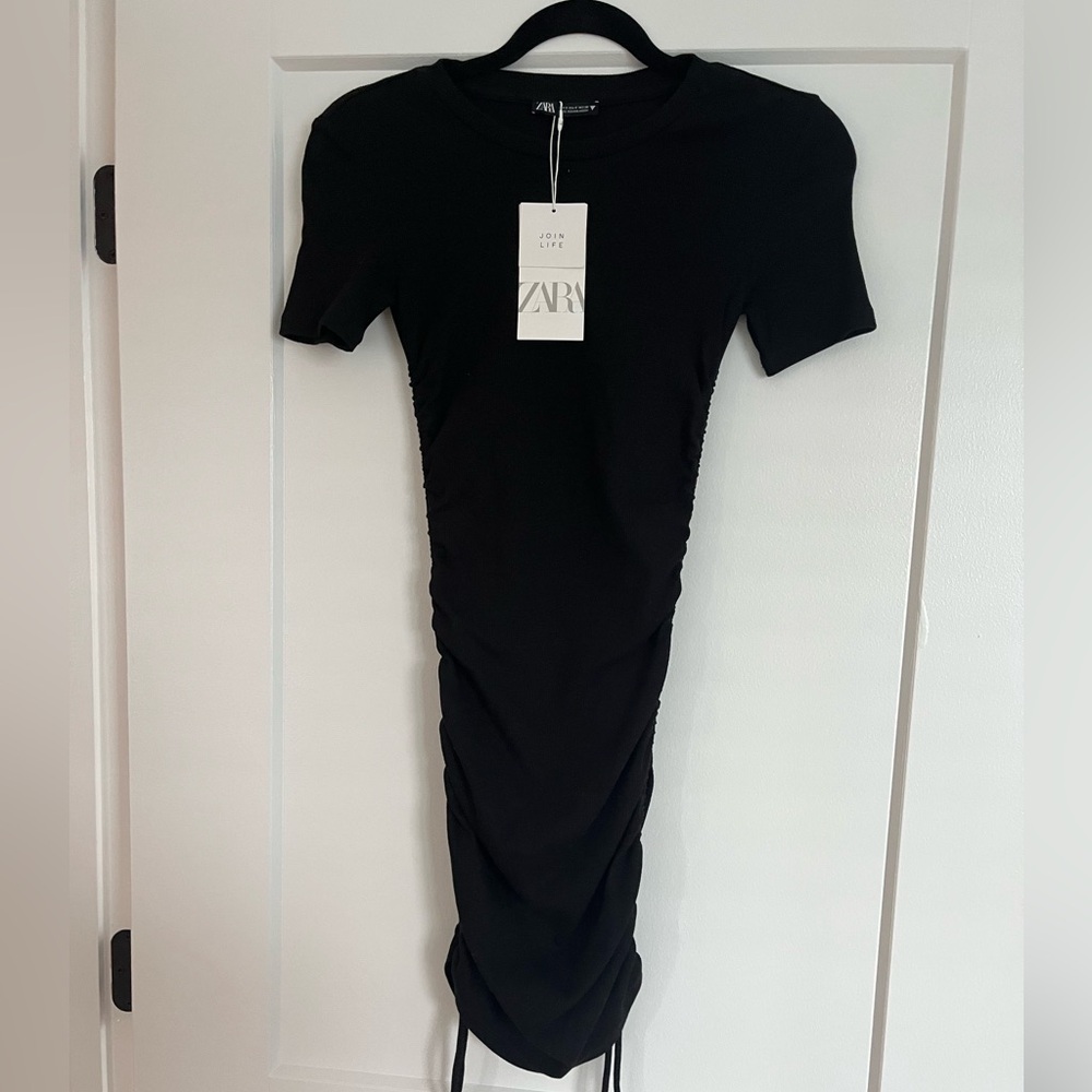 Zara Black Bodycon Mini Dress